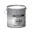Silberlack wetterfest 2,5 Liter Metalleimer   Farbe: silber